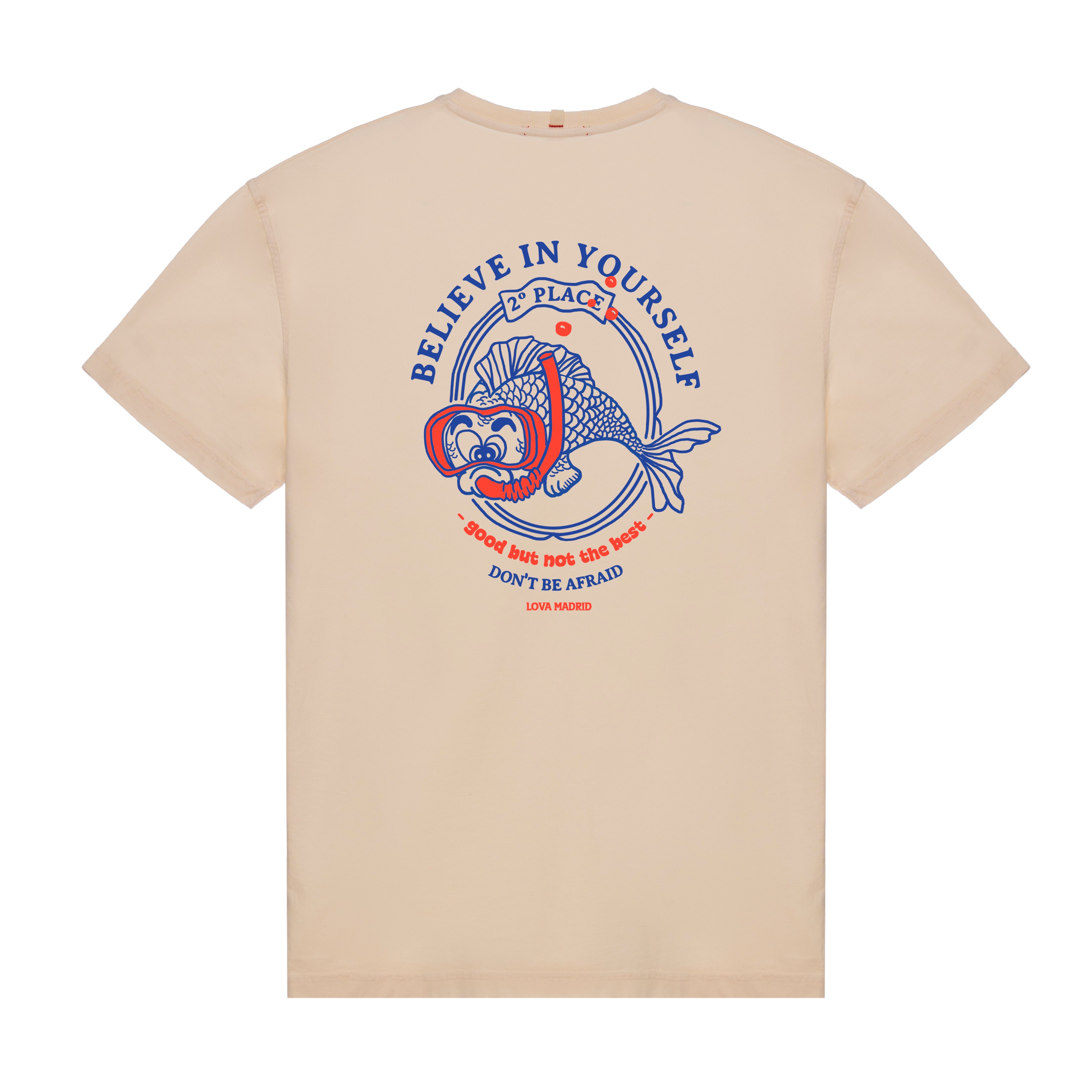 Diving Fish Ivory T-shirt